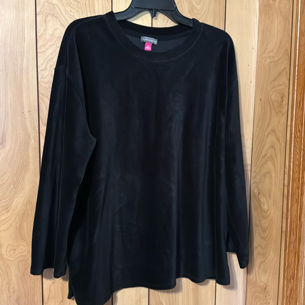 Vince Camuto Black corduroy 1X never been worn